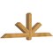 Ekena Millwork Kennewick Rough Sawn Timber Gable Bracket, Western Red Cedar, 72"W x 24"H x 4"D x 4"F, 8/12 Pitch GBW072X24X0404KEN00RWR - alternate 3